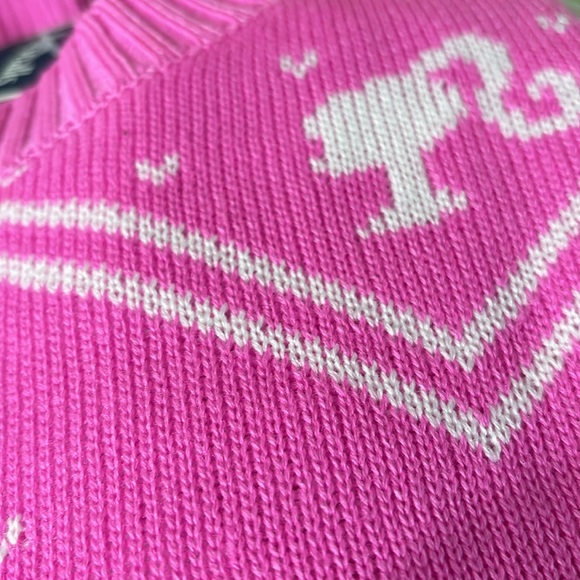 BARBIE PINK LOGO CHRISTMAS SWEATER - Picture 6 of 7